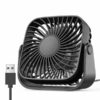 USB Powered Desk Fans Elite 1Pc Black-fan